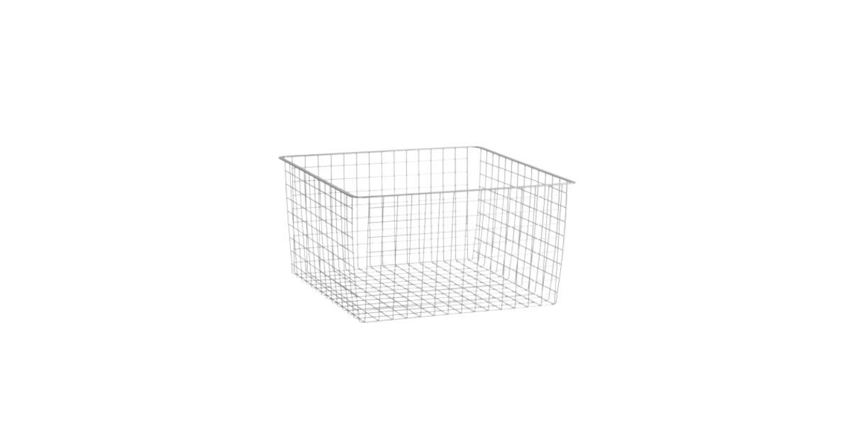 Elfa Trådkurv 55/3 standard platinum 527x527x285 mm | Maxbo