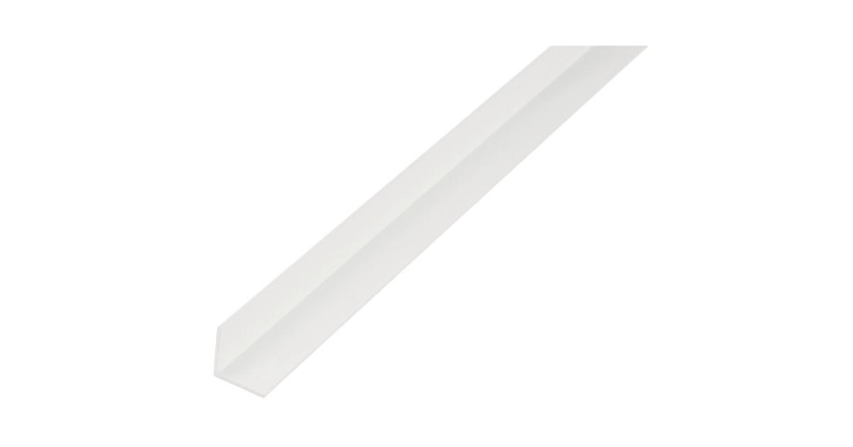 Afdekprofiel kunststof wit 2x30 mm 260 cm | Kunststof profielen