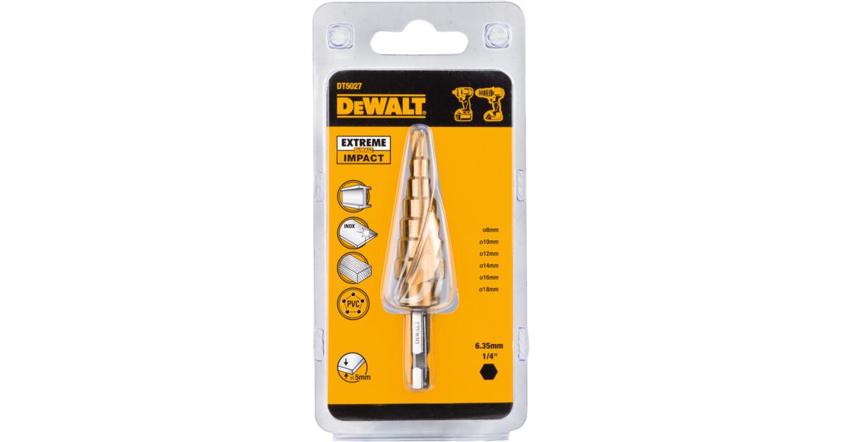 Foret étagé DEWALT DT5031QZ – 20 à 34 Mm, Pour Perceuse