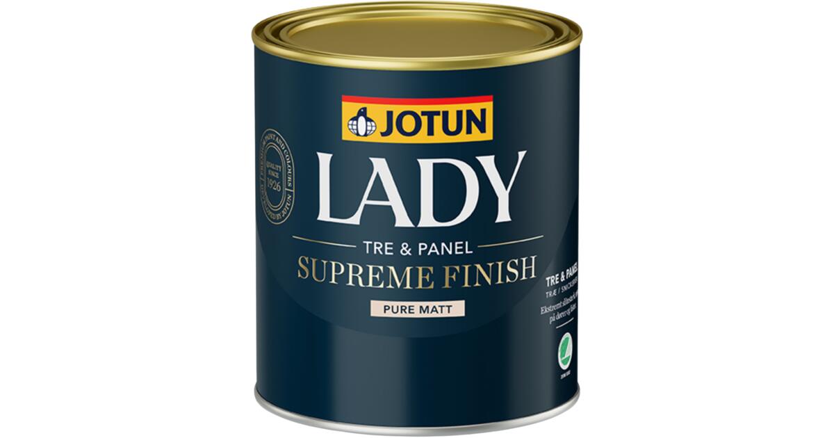 Jotun Interiørmaling lady supreme finish 03 hvit base 0.68l | Maxbo