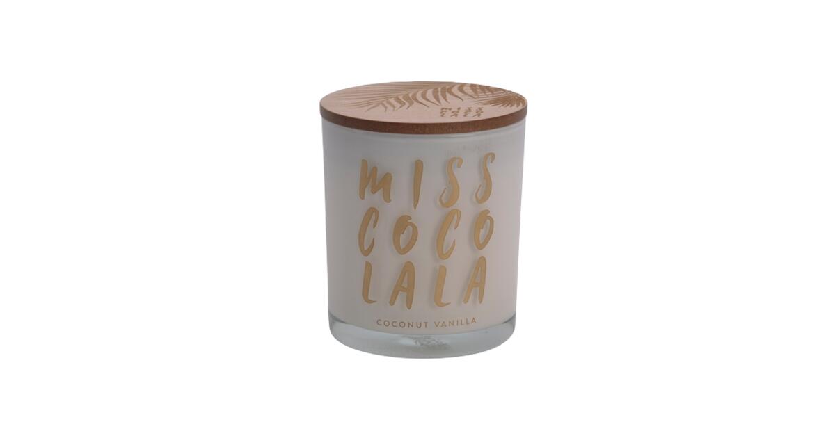 Martinsen Duftlys miss coco 10cm med kokos og vaniljeduft | Maxbo