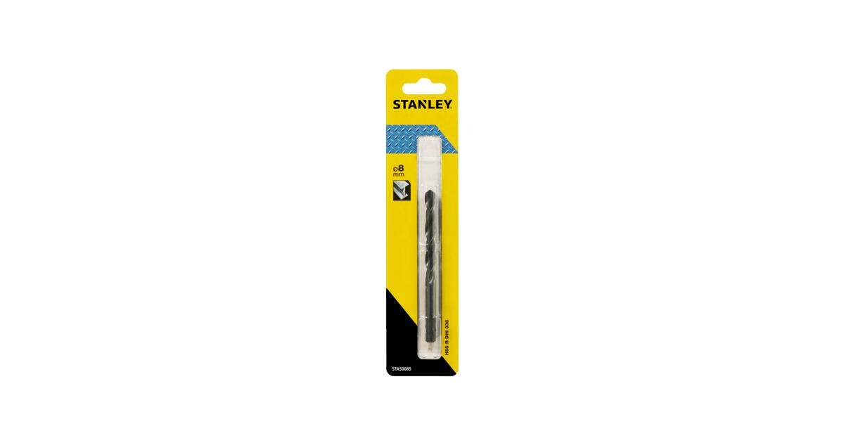Foret à Métaux Stanley HSS-R Diamètre 8 Mm – Modèle STA50085, Mèche à Fraiser